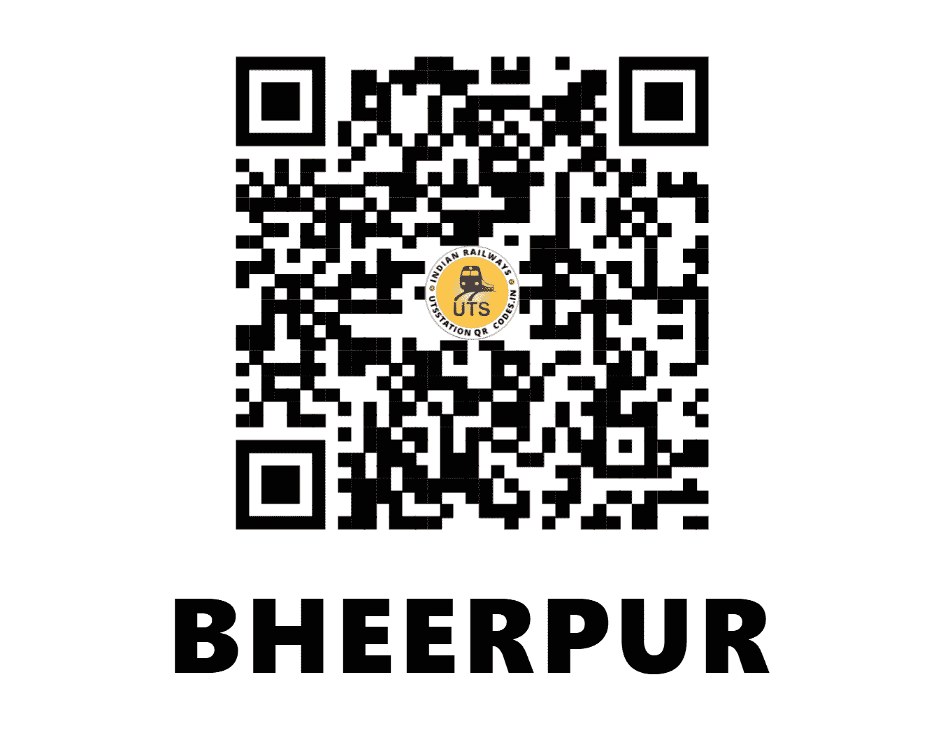 UTS QR Code for BHEERPUR - BEP - NC (UTTAR PRADESH)